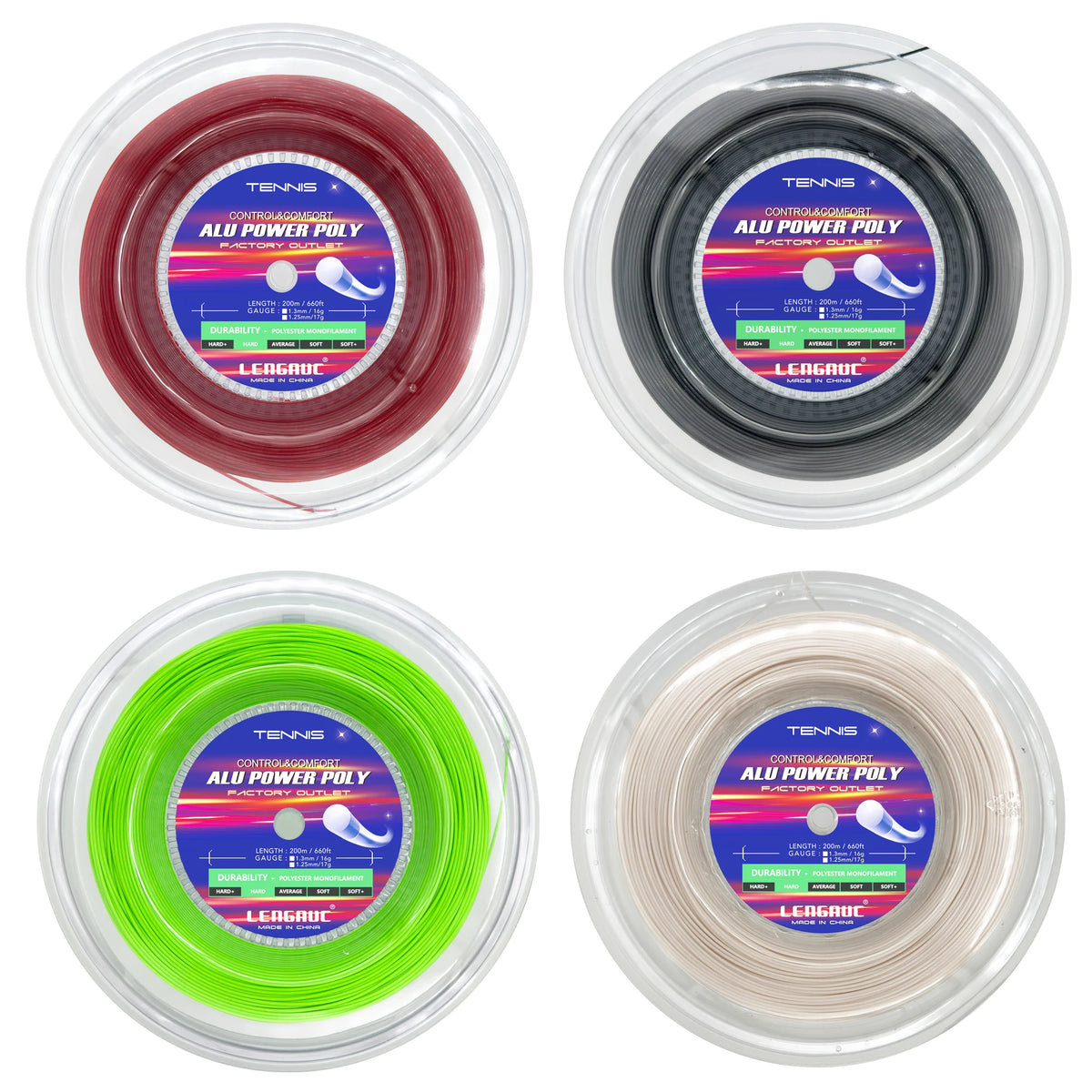 Spin & String Tour Poly Reel (200m)