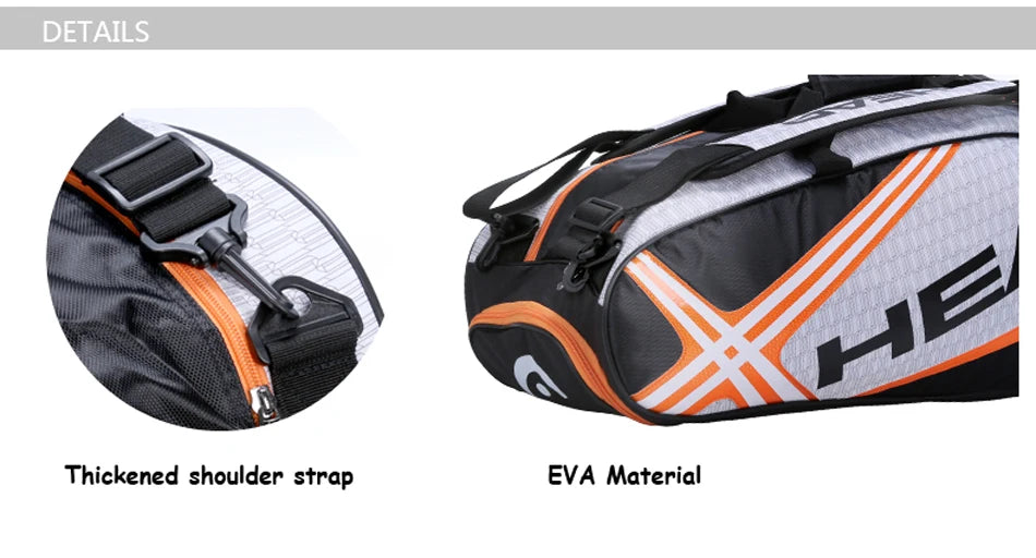 Pro Tour Racquet Backpack (Holds 3–6 Racquets)