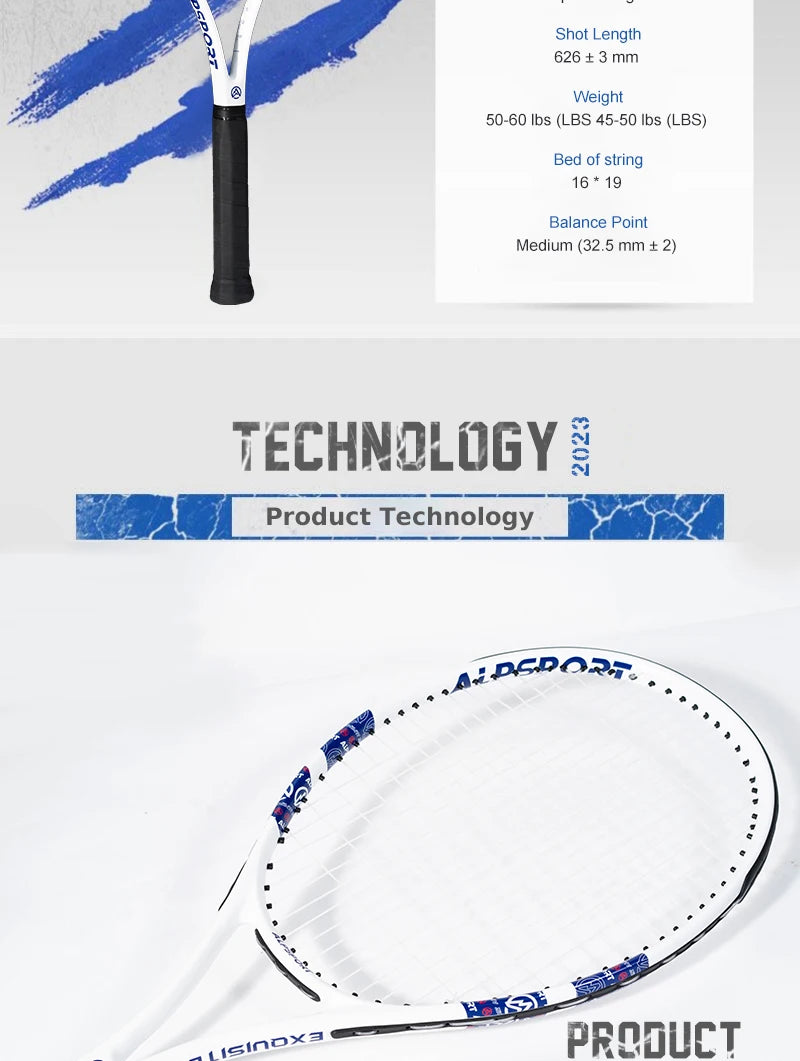Carbon Precision Tennis Racquet (T800 18K)